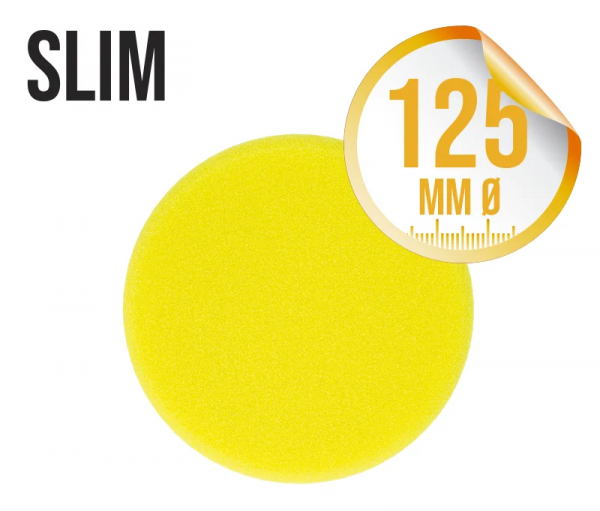 Jetzt Liquid Elements Pad Man V2 Slim Polierpad 125mm gelb - polish online kaufen und sparen im Autopflege Onlineshop