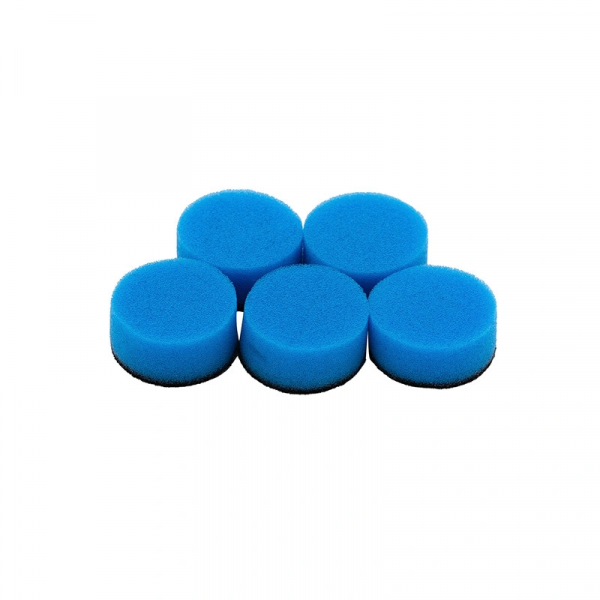Jetzt kaufen Liquid Elements Mini Nano Polierpads 5 x 27 mm 5er Set blau im Autopflege Onlineshop und sparen