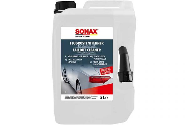 Effektive Reinigung mit SONAX FlugrostEntferner säurefrei 5l - Kaufe es im Autopflege Onlineshop