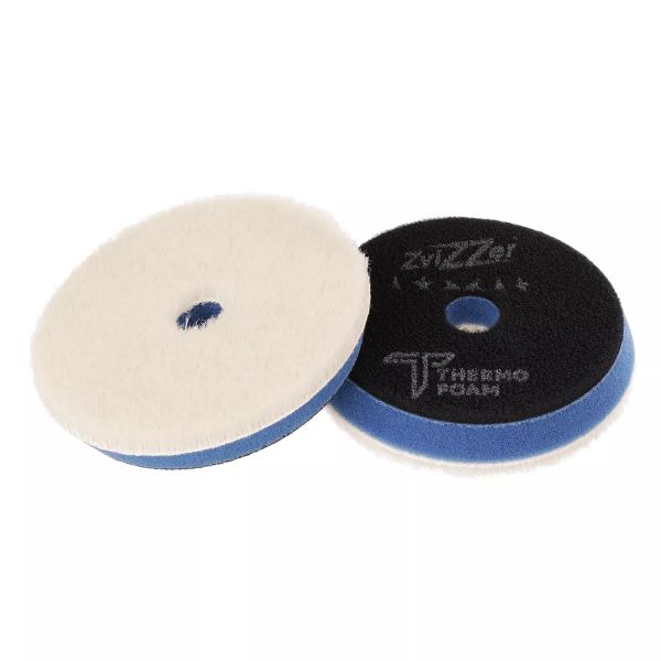 ZviZZer Thermo Wool Pad 75mm Slim medium blau jetzt online bestellen im Autopflege Onlineshop