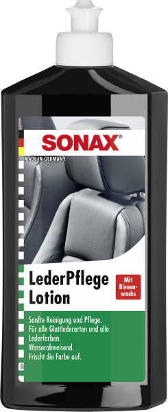  SONAX LederPflegeLotion 500ml absofort günstig in Deinem Autoopflege Onlineshop bestellen