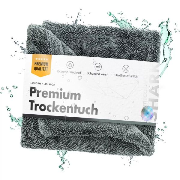 ChemicalWorkz Grey Shark Twisted Loop Towel Trockentuch 1300GSM 40×40 jetzt kaufen im Autopflege Onlineshop
