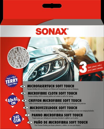 SONAX MicrofaserTuch soft touch jetzt im Autopflege Onlineshop günstig bestellen