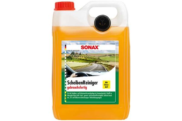 SONAX ScheibenReiniger gebrauchsfertig mit Citrusduft 5l güntig im Autopflege Onlineshop bestelle