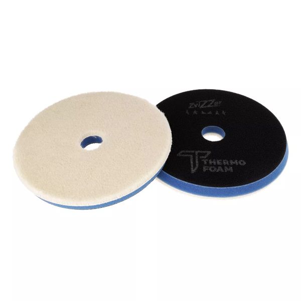 ZviZZer Thermo Wool Pad 150mm Slim medium blau jetzt kaufen im Autopflege Onlineshop
