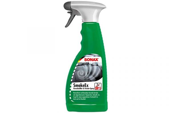 Jetzt günstig SONAX SmokeEx Geruchskiller+Frische-Spray 500ml im Autopflege Shop kaufen.