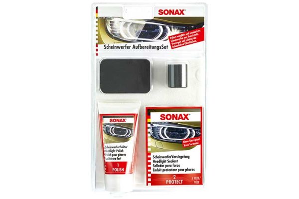 SONAX Scheinwerfer AufbereitungsSet 85ml günstig im Autopflege Shop erhältlich
