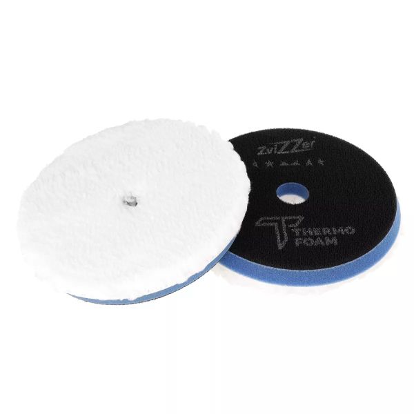 ZviZZer Thermo Microfibre Pad 125mm Slim medium blau jetzt kaufen im Autopflege Onlineshop