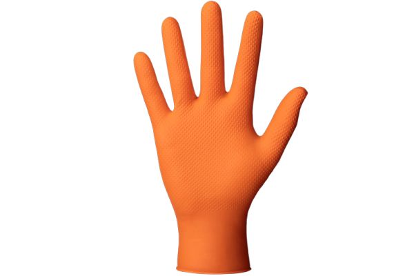 Thor Power Grip, Nitril-Handschuhe mit Diamond Grip, Orange, 50 Stück jetzt günstig kaufen im Autopflege Onlineshop