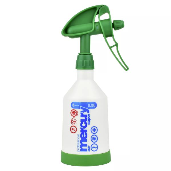 Bestelle jetzt die Kwazar Mercury Super 360 Pro+ Sprühflasche 500ml grün im Autopflege Onlineshop und spare