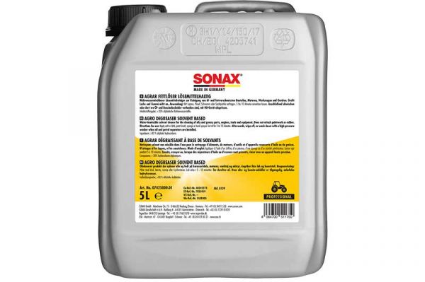 SONAX AGRAR FettLöser lösemittelhaltig 5l günstig im Autopflege Shop kaufen.