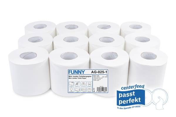 Mini Jumbo Toilettenpapier Centerfeed jetzt online kaufen im Autopflege Onlineshop.