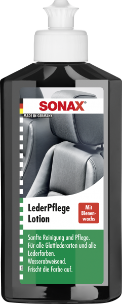  SONAX LederPflegeLotion 250ml jetzt günstig in Deinem Autopflege Shop bestellen