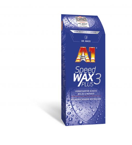 Dr. Wack A1 Speed Wax Plus 3 500 ml jetzt online günstig bestellen im Autopflege Onlineshop.